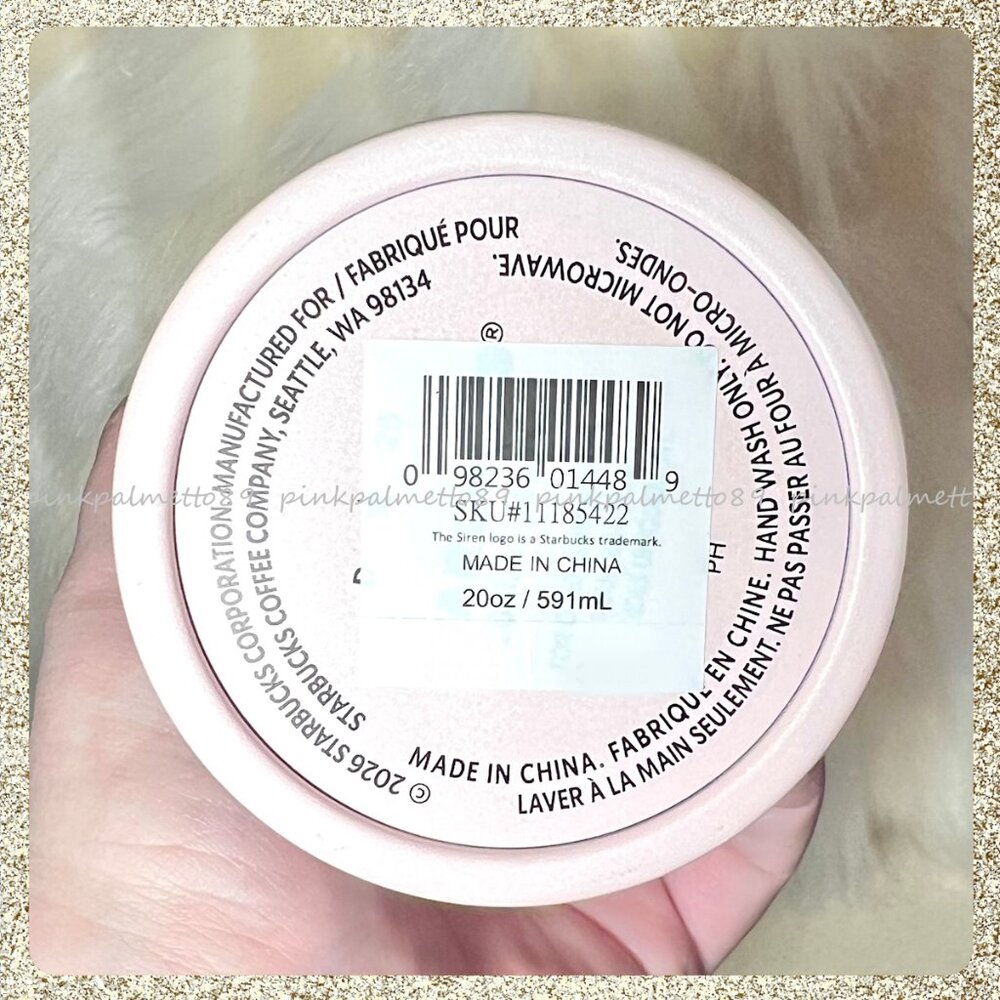 🍒🌸 NWT 2026 Starbucks Ltd Edition Spring Cherry Blossom SS 20oz Cold Tumbler - Picture 7 of 7